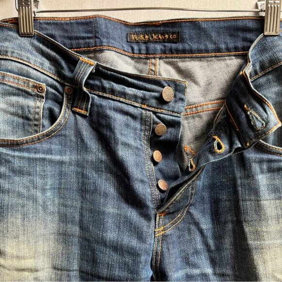 Nudie Jeans Grim Tim Denim Sz 32 - Picture 7 of 16